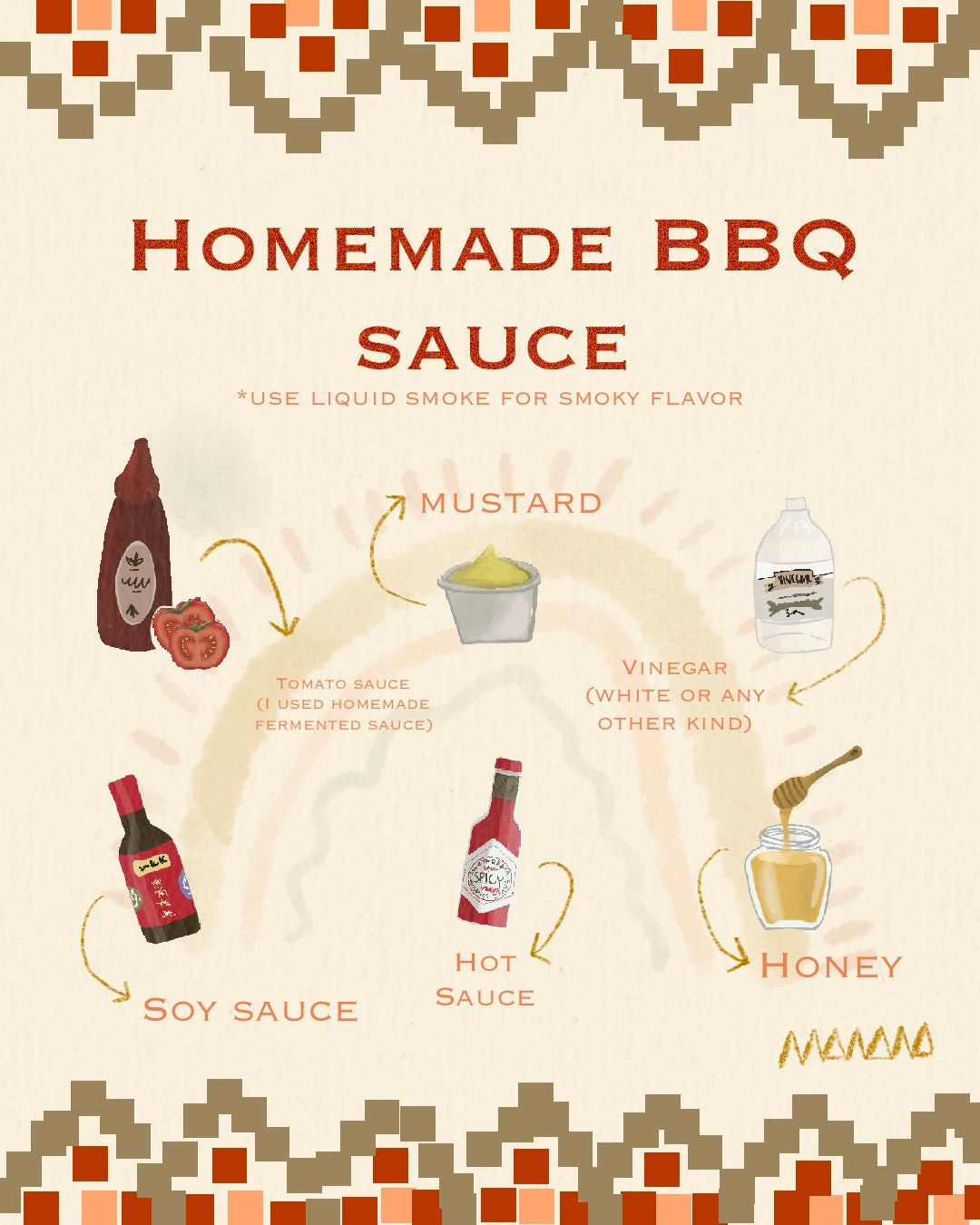 Homemade BBQ Sauce | Receta Ilustrada
