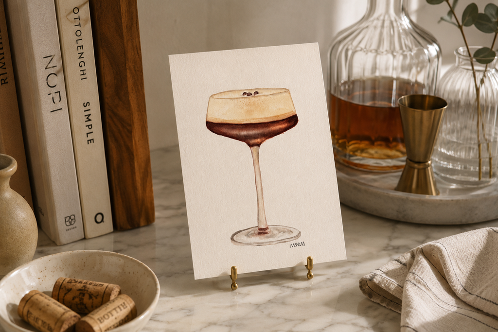 Espresso Martini - Acuarela