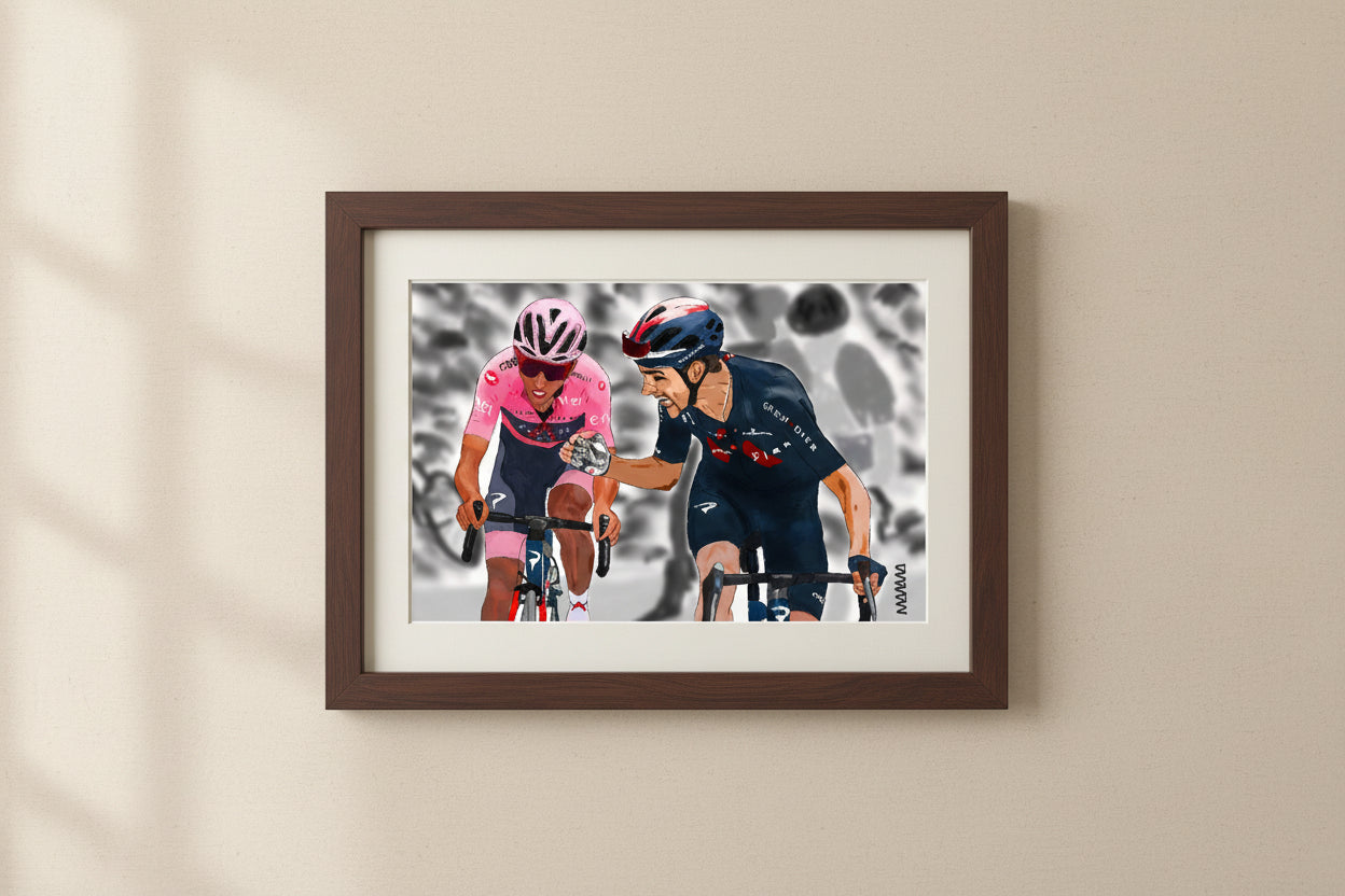 Egan Bernal y Dani Martínez