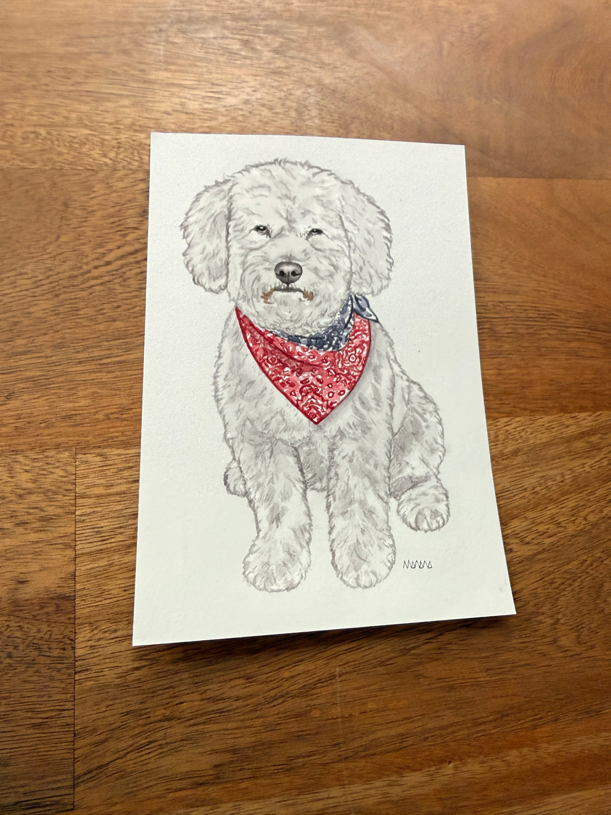 Perro con bandana