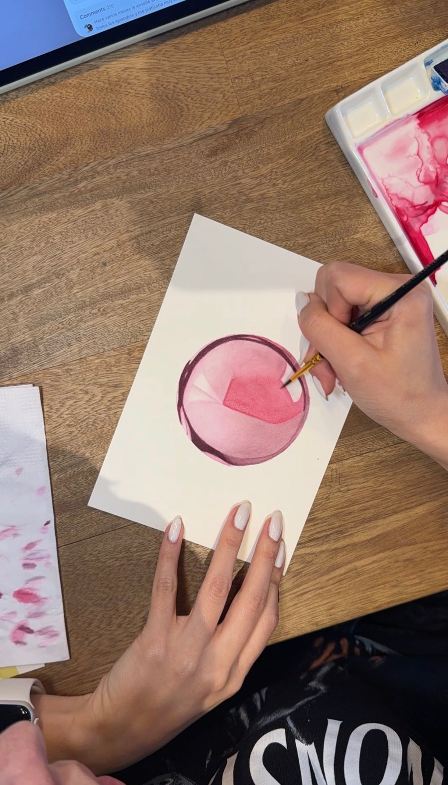Esfera rosa
